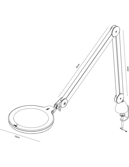 Lampe loupe Daylight MAG XL