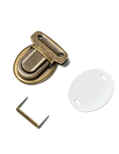 Fermeture de cartable - Laiton antique