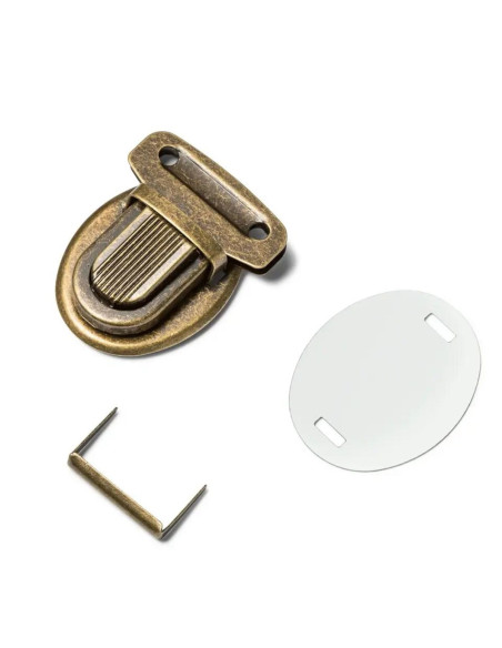 Fermeture de cartable - Laiton antique