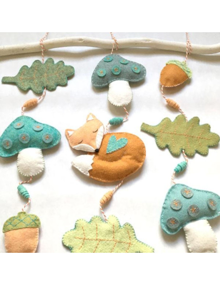 Kit feutrine DIY forêt enchantée