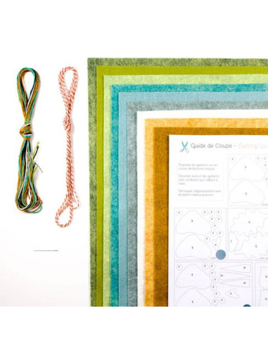 Kit feutrine DIY forêt enchantée