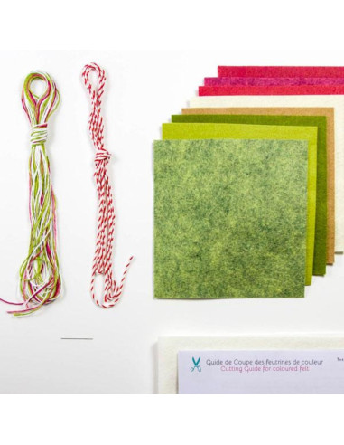 Kit feutrine DIY happy Noël