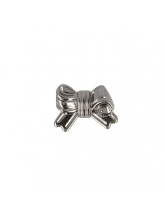 Bouton métal noeud - Noir