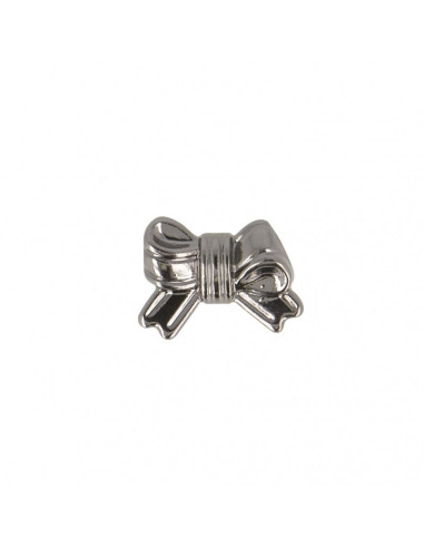 Bouton métal noeud - Noir