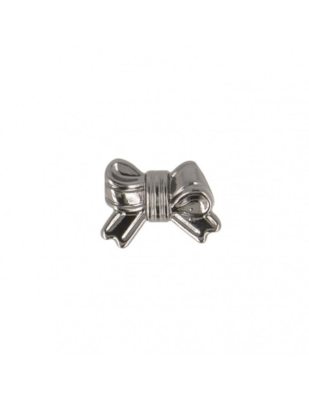Bouton métal noeud - Noir