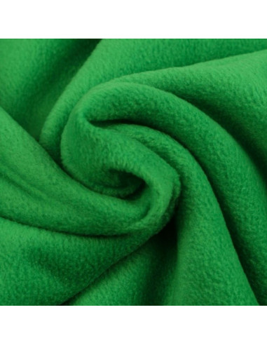 Tissu polaire - Vert herbe