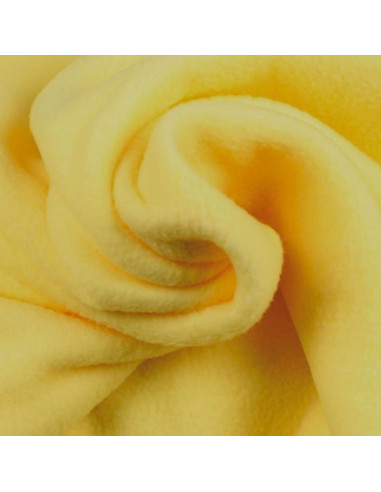 Tissu polaire - Jaune poussin