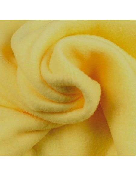 Tissu polaire - Jaune poussin