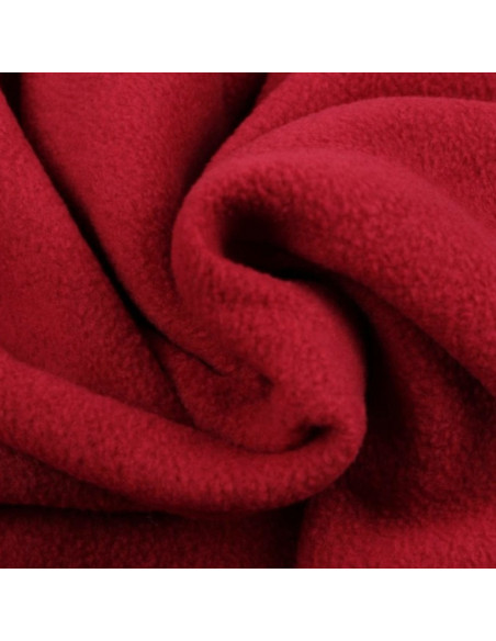 Tissu polaire - Framboise