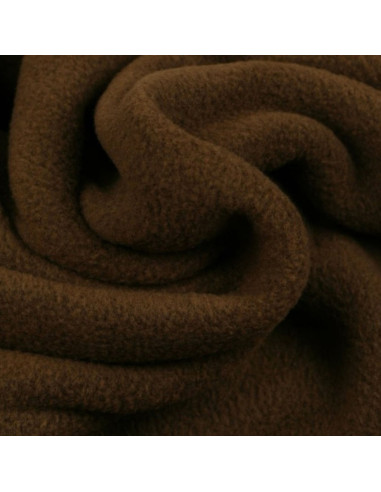 Tissu polaire - Chocolat