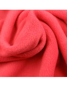 Tissu polaire - Corail