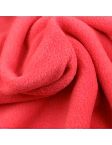 Tissu polaire - Corail