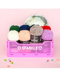 Fil chenille Scheepjes Little Darling Sparkle
