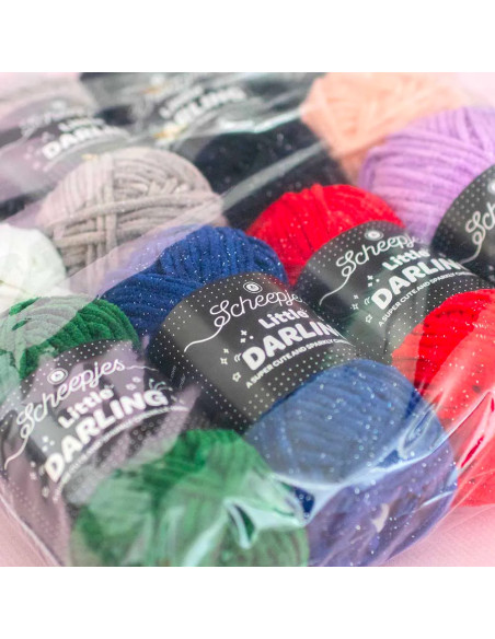 Sachet de 8 pelotes Scheepjes Little Darling Sparkle