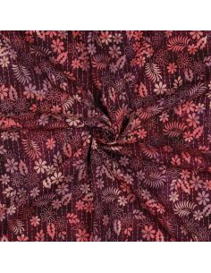 Tissu viscose batik Théa - Cerise