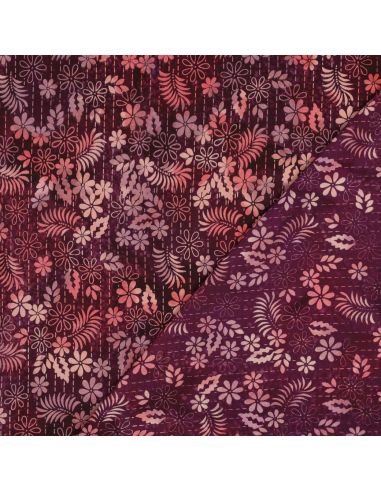 Tissu viscose batik Théa - Cerise