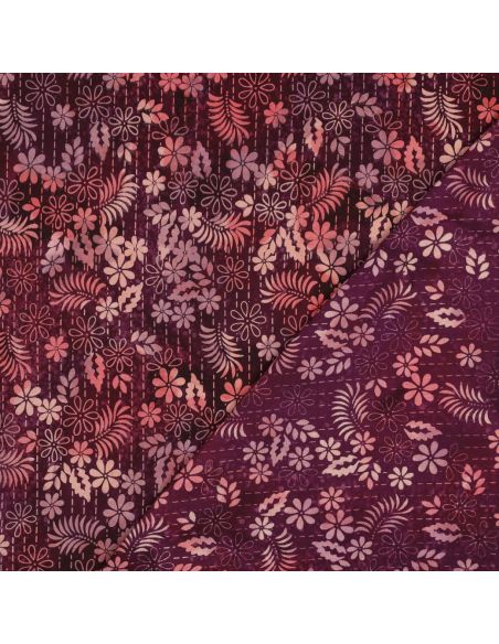 Tissu viscose batik Théa - Cerise