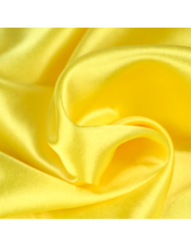 Doublure satinée deluxe - Jaune canari