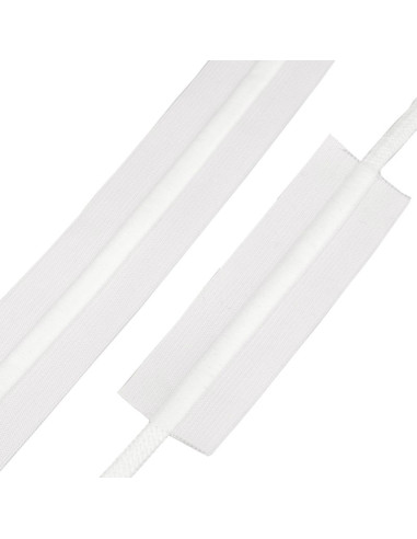 Elastique avec cordon - Blanc