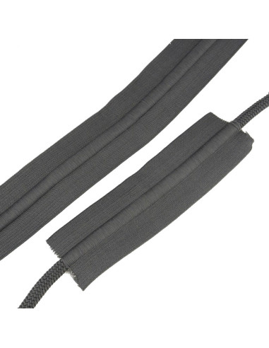 Elastique avec cordon - Gris anthracite