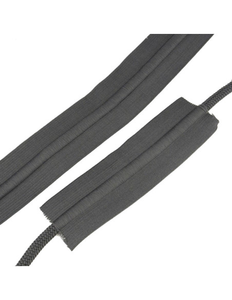 Elastique avec cordon - Gris anthracite