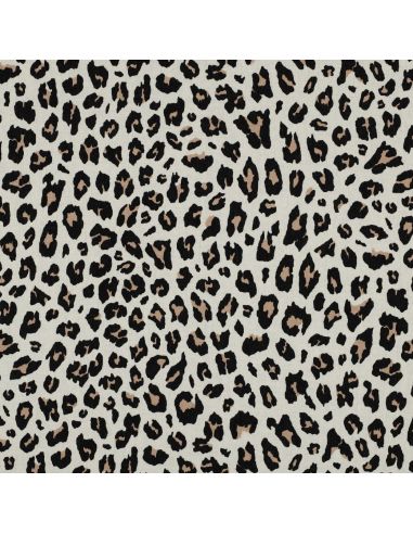 Tissu viscose lin Sauvage - Beige