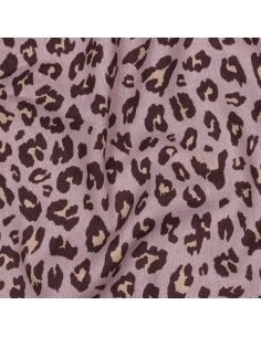 Tissu viscose lin Sauvage - Mauve 2