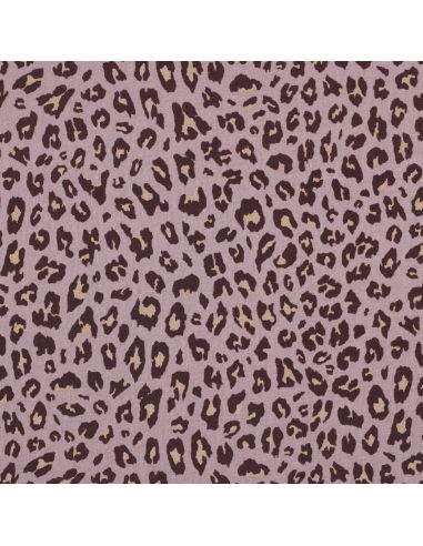 Tissu viscose lin Sauvage - Mauve