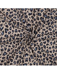 Tissu viscose lin Sauvage - Chameau