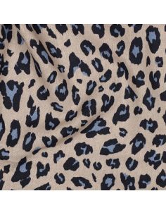 Tissu viscose lin Sauvage - Chameau 2