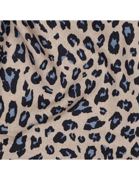 Tissu viscose lin Sauvage - Chameau