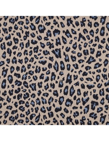 Tissu viscose lin Sauvage - Chameau