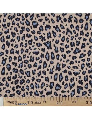 Tissu viscose lin Sauvage - Chameau