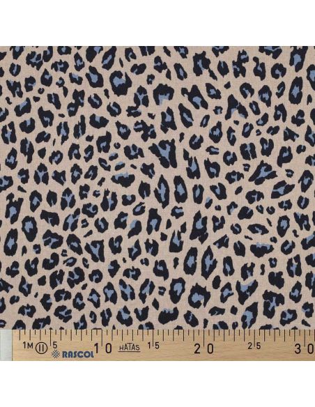 Tissu viscose lin Sauvage - Chameau