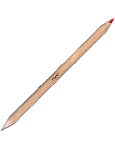 Crayon craie pour tissus bicolore Bohin - Blanc et rouge