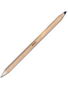 Crayon craie pour tissus bicolore Bohin - Blanc et noir