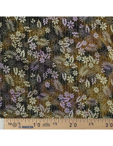 Tissu viscose batik Théa - Vert