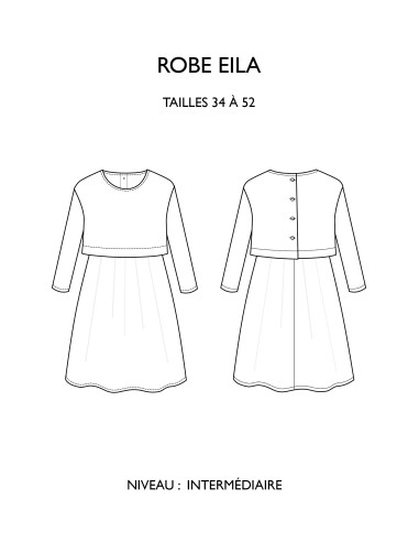 Patron de robe Eila - Églantine & Zoé