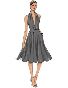 Patron de robe - Vogue 9343