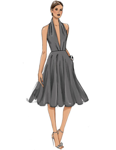 Patron de robe - Vogue 9343
