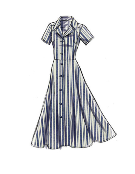 Patron de robe - Vogue 9345