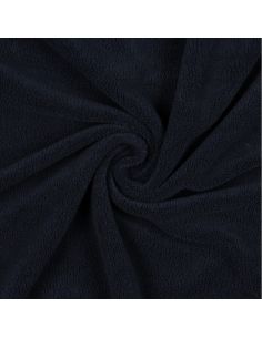 Tissu micro polaire - Bleu navy