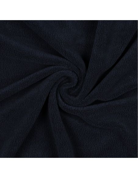Tissu micro polaire - Bleu navy