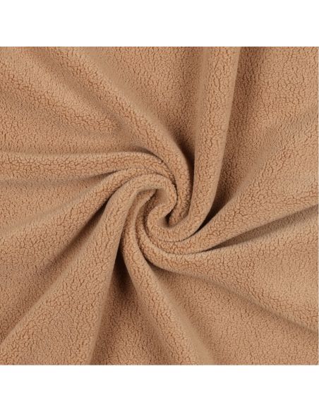 Tissu micro polaire - Camel