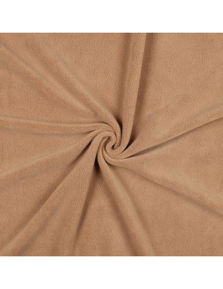 Tissu micro polaire - Camel