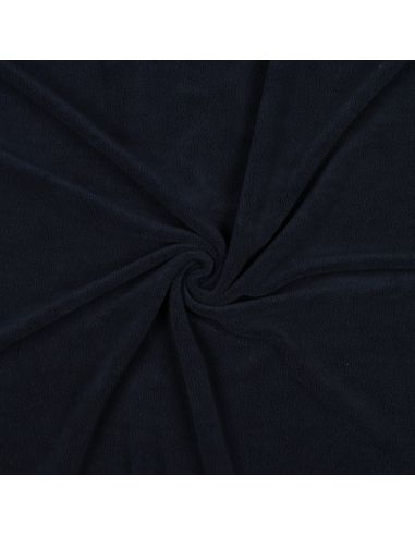 Tissu micro polaire - Bleu navy