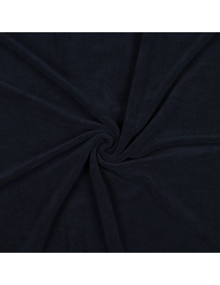 Tissu micro polaire - Bleu navy