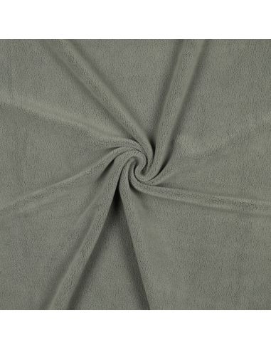 Tissu micro polaire - Vert de gris