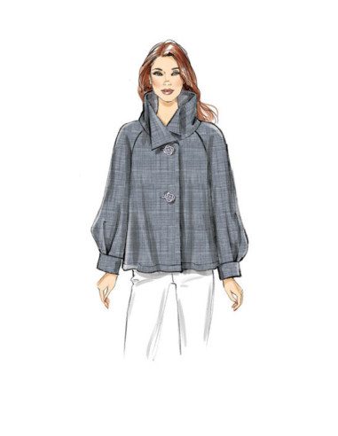 Patron de haut - Vogue 9347