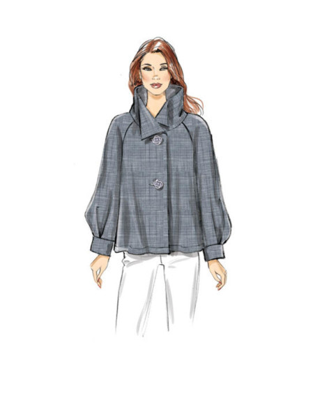 Patron de haut - Vogue 9347